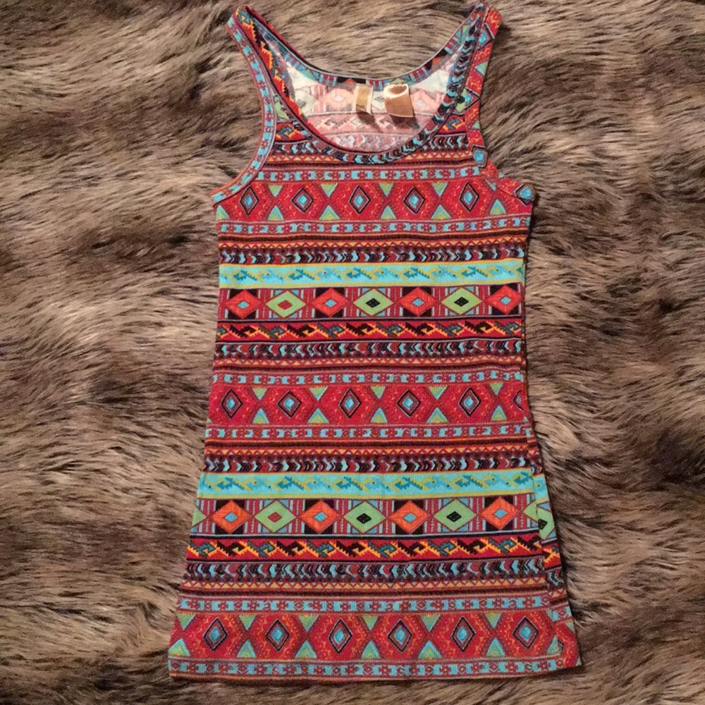 BKE Aztec Print Tank